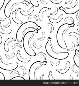 Abstract seamless background design cloth texture with banana elements. Creative vector endless fabric pattern with shapes of small bananas. Simple soft graphic tile images for wallpaper.. Abstract seamless background design cloth texture with banana elements. Creative vector endless fabric pattern with shapes of small bananas. Simple soft graphic tile images for wallpaper or textile.