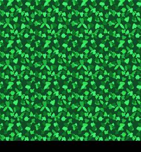 Abstract seamless background - Green leaves on a green grass. EPS10 vector, swatch included.