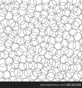 Abstract seamless background made of set of rings, circles