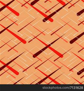 Abstract seamless background of intersecting shapes of different thickness for Wallpaper decoration, texture, fabric, textile or wrapping or packaging.