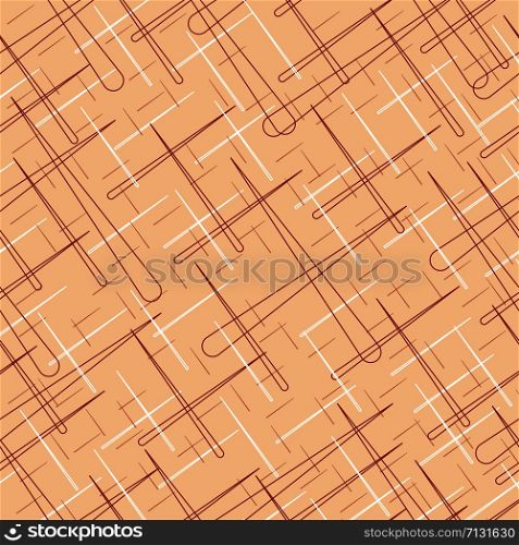 Abstract seamless background of intersecting shapes of different thickness for Wallpaper decoration, texture, fabric, textile or wrapping or packaging.