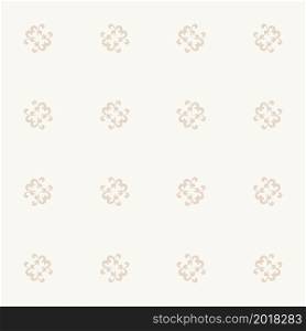 Abstract seamless background with decorative elements. Beige vector background with oriental pattern. For textiles, wallpaper, tiles or packaging.. Beige vector background with oriental pattern.