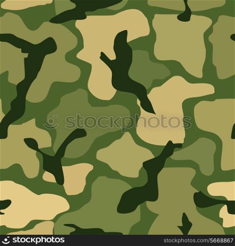 Abstract seamless camouflage pattern. Vector illustration.