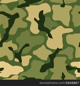 Abstract seamless camouflage pattern. Vector illustration.