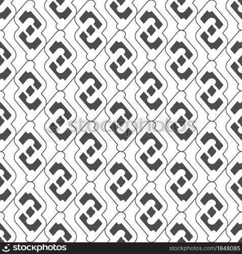 Abstract seamless editable pattern for texture, textiles, packaging and simple backgrounds. Flat style.
