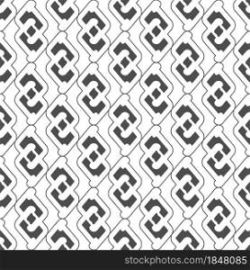 Abstract seamless editable pattern for texture, textiles, packaging and simple backgrounds. Flat style.
