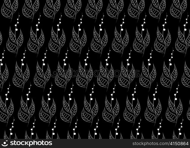 abstract seamless floral background vector illustration