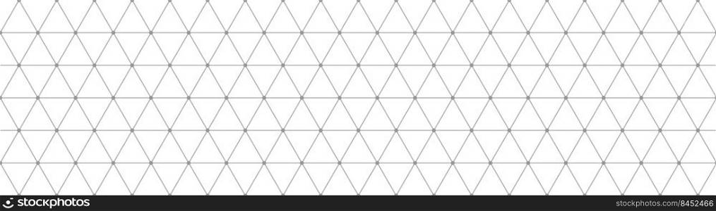 Abstract seamless geometric pattern with a triangular shape pattern. Template for background, cover, banner and creative design. Flat style