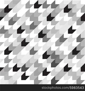 Abstract seamless pattern.. Abstract seamless pattern in vector. Monochrome geometric background.