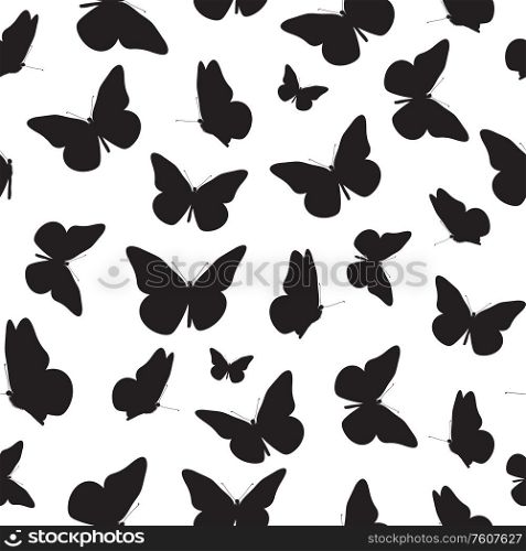 Abstract Seamless Pattern Background with Butterfly. Vector Illustration EPS10. Abstract Seamless Pattern Background with Butterfly. Vector Illustration