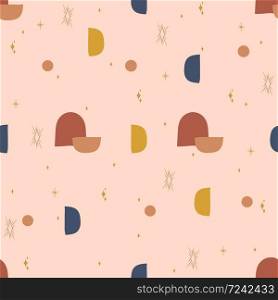 Abstract seamless pattern for textile clothing and printing
