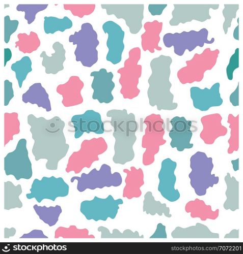 Abstract seamless pattern. For wrapping paper, textile, background, vector fill. Vector illustration.. Abstract animal print endless texture.