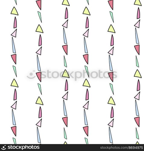 Abstract seamless pattern , hand drawn geometry elements. Abstract simple seamless pattern,vector background