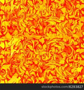 Abstract seamless pattern in orange tones