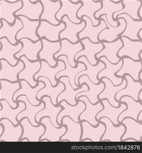 Abstract seamless pattern of broken ragged lines for textures, textiles and simple backgrounds. Flat style