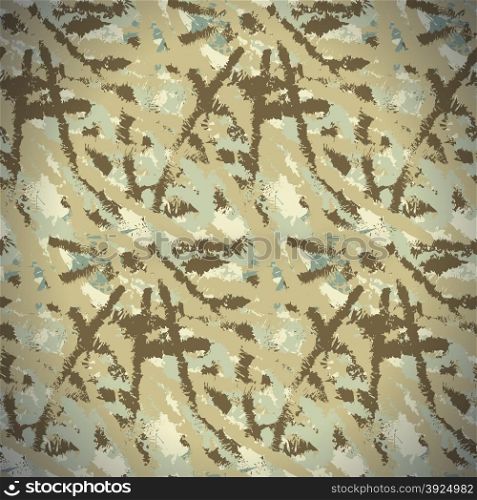 Abstract seamless pattern of old tattered strips