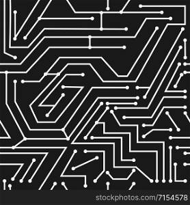 Abstract seamless pattern of the printed circuit Board to packaging design, paper printing, plain backgrounds and textures, textiles and fabrics.