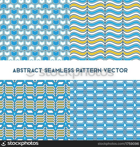 Abstract seamless pattern vector