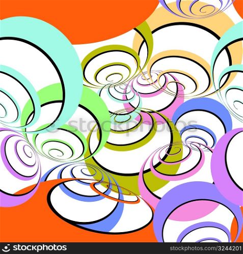 Abstract seamless pattern, vector illustration