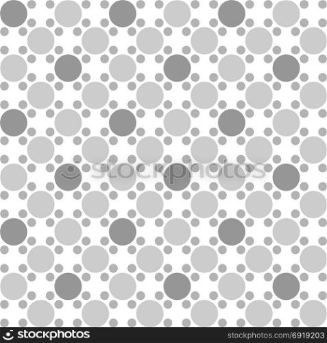 Abstract seamless pattern with circles on a white background. Abstract seamless pattern with circles on a white background. Vector illustration