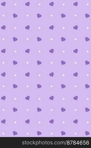 Abstract seamless pattern with purple hearts. Pink hearts seamless pattern. Universal print. Vector illustration