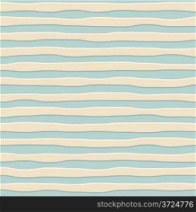Abstract seamless rough wavy stripes wall vector background.
