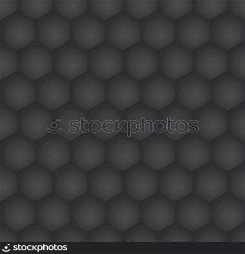 Abstract seamless texture - black cell. EPS10 vector.