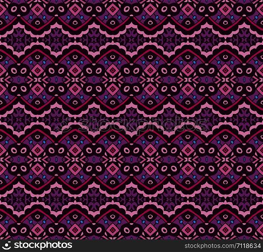 Abstract seamless tiled vector design pattern ornamental. Geometric fabric ikat. Tribal vintage abstract geometric ethnic seamless pattern ornamental