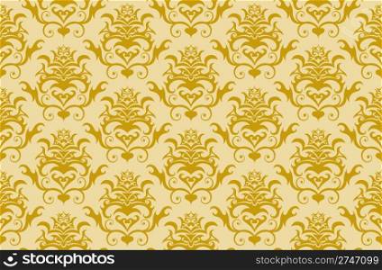 Abstract seamless vector damsk background for design use