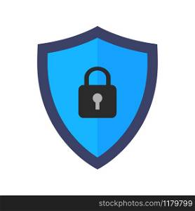 Abstract security vector icon illustration isolated on white background. Abstract security vector icon illustration isolated on white