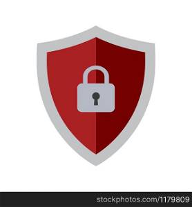 Abstract security vector icon isolated on white background. Abstract security vector icon isolated on white