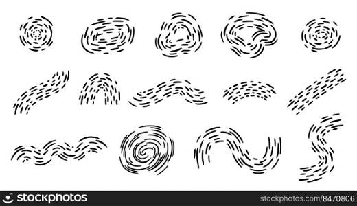 Abstract shape dashed line element vector illustration for decoration,background,wallpaper,etc. isolated on white background
