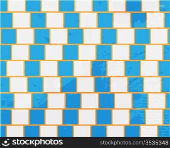 Abstract shape design concept. Horizontal lines appear curved, although they are parallel.