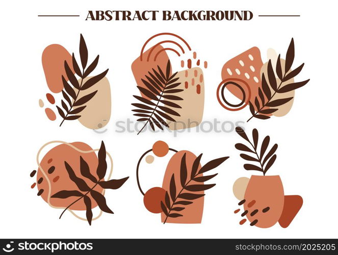 Abstract shape vector illustration for banner, poster, flyer