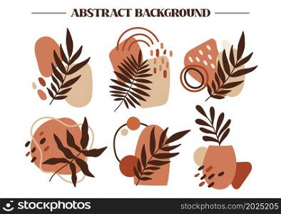 Abstract shape vector illustration for banner, poster, flyer