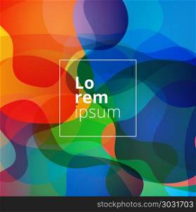 Abstract shapes bright colorful background. Vector illustration. Abstract shapes bright colorful background.