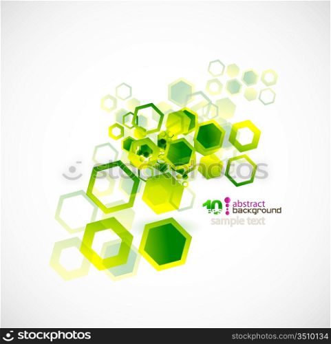 Abstract shapes vector background