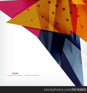 Abstract sharp angles background - business brochure layout