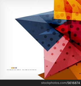 Abstract sharp angles background - business brochure layout