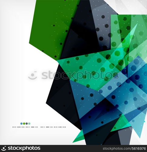 Abstract sharp angles background - business brochure layout