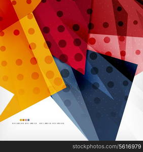 Abstract sharp angles background - business brochure layout