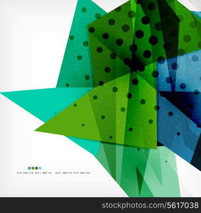 Abstract sharp angles background - business brochure layout