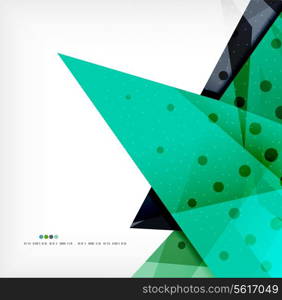 Abstract sharp angles background - business brochure layout