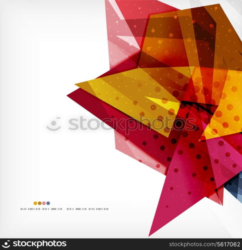 Abstract sharp angles background - business brochure layout