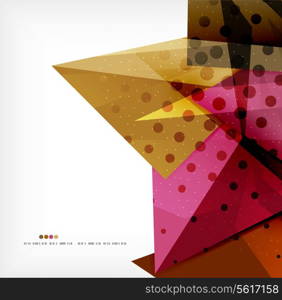 Abstract sharp angles background - business brochure layout