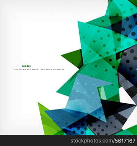 Abstract sharp angles background - business brochure layout