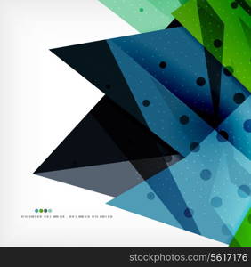 Abstract sharp angles background - business brochure layout