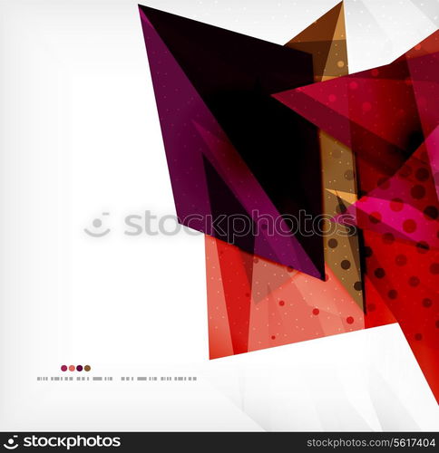 Abstract sharp angles background - business brochure layout