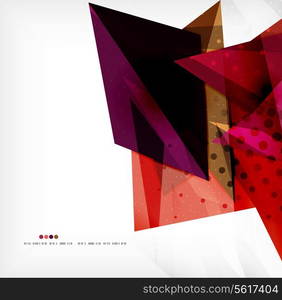 Abstract sharp angles background - business brochure layout