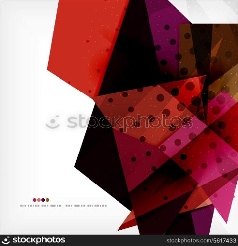 Abstract sharp angles background - business brochure layout